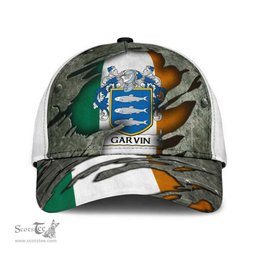 Irish Garvin Coat Of Arms Family Crest Ireland Cap Irish In Me Cap