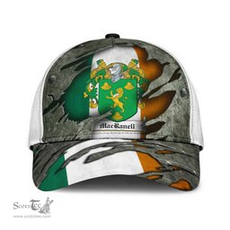Irish Macranell Coat Of Arms Family Crest Ireland Cap Irish In Me Cap