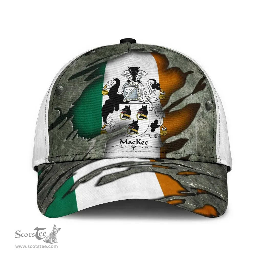 Irish Mackee Coat Of Arms Family Crest Ireland Cap Irish In Me Cap