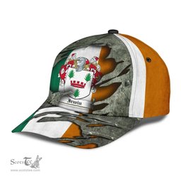 Irish Irwin Coat Of Arms Family Crest Ireland Cap Irish In Me Cap