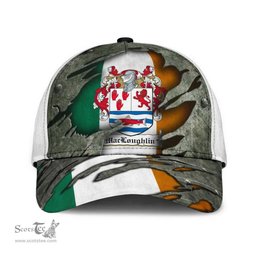 Irish Macloughlin Coat Of Arms Family Crest Ireland Cap Irish In Me Cap