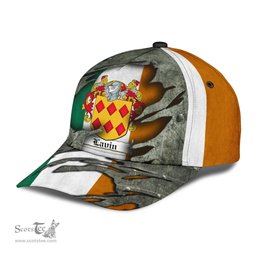 Irish Lavin Coat Of Arms Family Crest Ireland Cap Irish In Me Cap