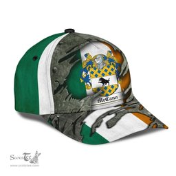 Irish Mccann Coat Of Arms Family Crest Ireland Cap Irish In Me Cap