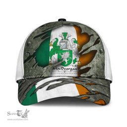 Irish Macdeargan Coat Of Arms Family Crest Ireland Cap Irish In Me Cap