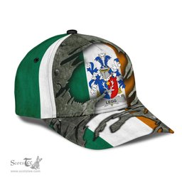 Irish Legg Coat Of Arms Family Crest Ireland Cap Irish In Me Cap