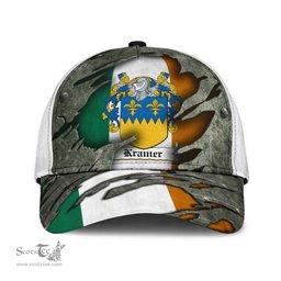 Irish Kramer Coat Of Arms Family Crest Ireland Cap Irish In Me Cap
