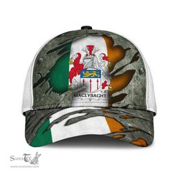 Irish Maclysaght Coat Of Arms Family Crest Ireland Cap Irish In Me Cap