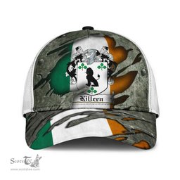 Irish Killeen Coat Of Arms Family Crest Ireland Cap Irish In Me Cap