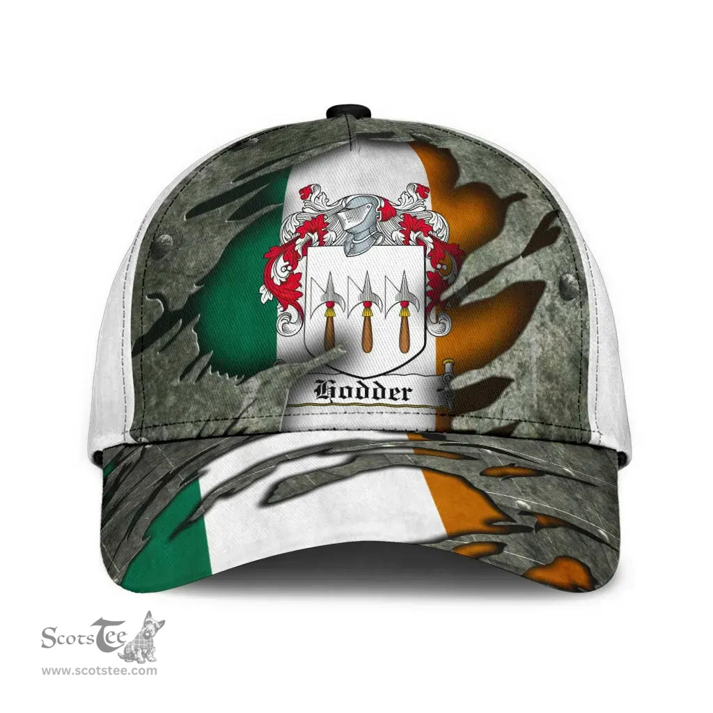 Irish Hodder Coat Of Arms Family Crest Ireland Cap Irish In Me Cap