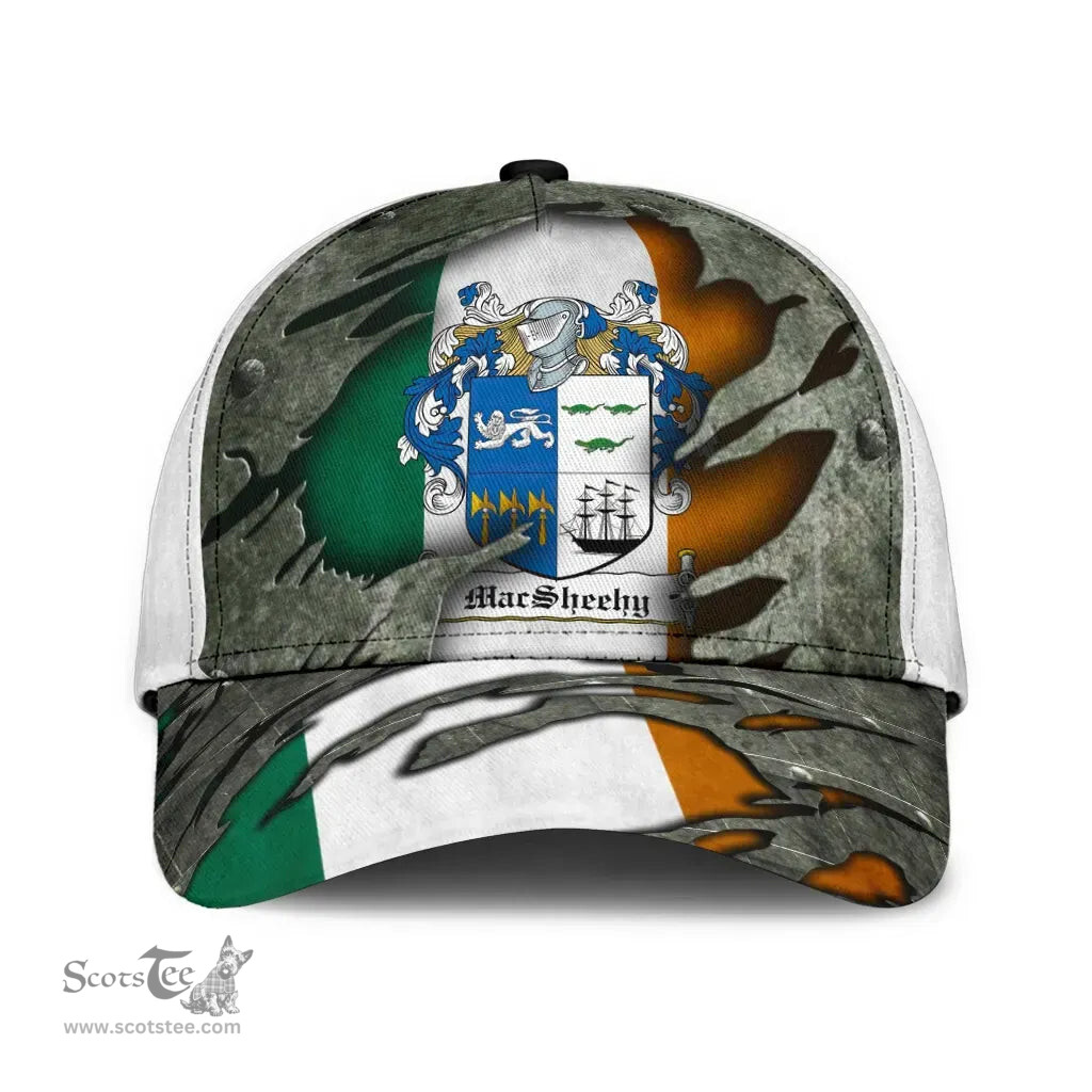Irish Macsheehy Coat Of Arms Family Crest Ireland Cap Irish In Me Cap