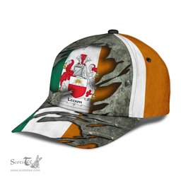 Irish Leeson Coat Of Arms Family Crest Ireland Cap Irish In Me Cap