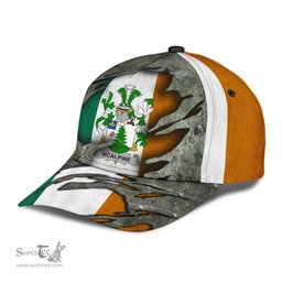 Irish Mcalpine Coat Of Arms Family Crest Ireland Cap Irish In Me Cap