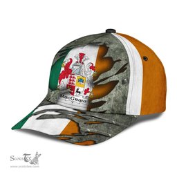 Irish Macgraw Coat Of Arms Family Crest Ireland Cap Irish In Me Cap