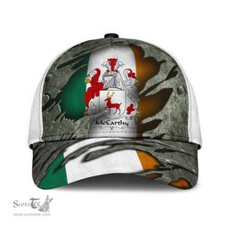 Irish McCarthy Coat of Arms Family Crest Ireland Cap Irish In Me Cap