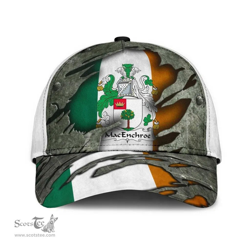 Irish Macenchroe Coat Of Arms Family Crest Ireland Cap Irish In Me Cap