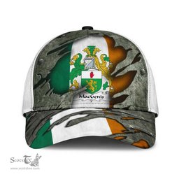 Irish Macgenis Coat Of Arms Family Crest Ireland Cap Irish In Me Cap