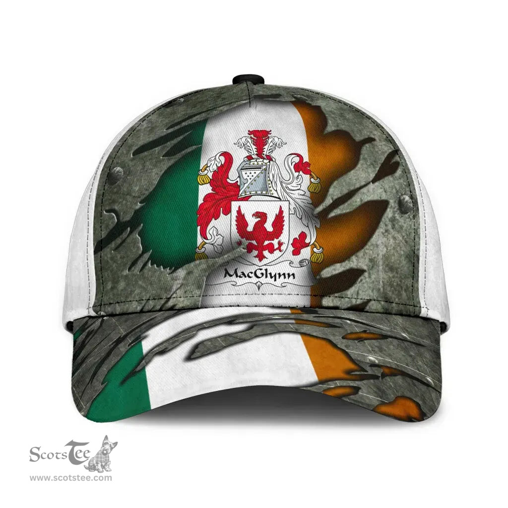 Irish Macglynn Coat Of Arms Family Crest Ireland Cap Irish In Me Cap