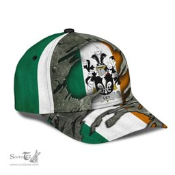Irish Ley Coat Of Arms Family Crest Ireland Cap Irish In Me Cap