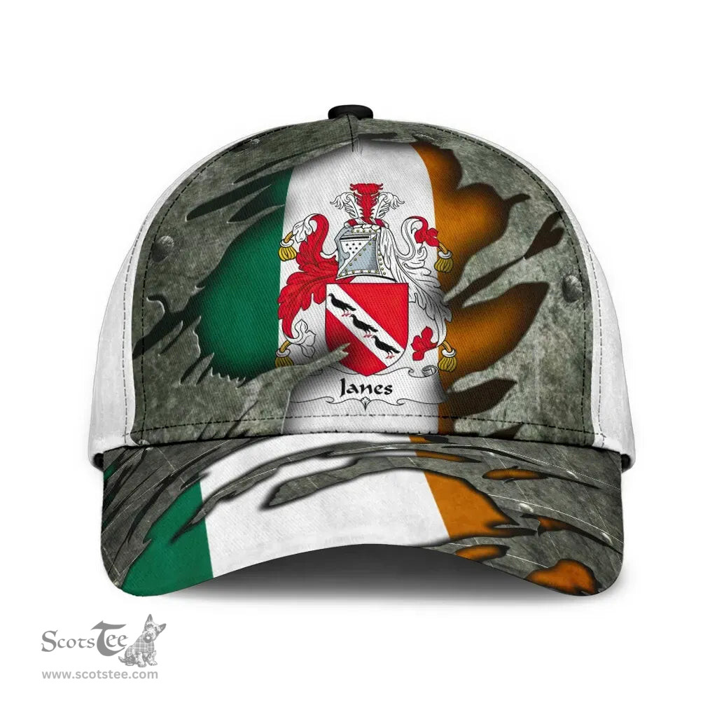 Irish Janes Coat Of Arms Family Crest Ireland Cap Irish In Me Cap