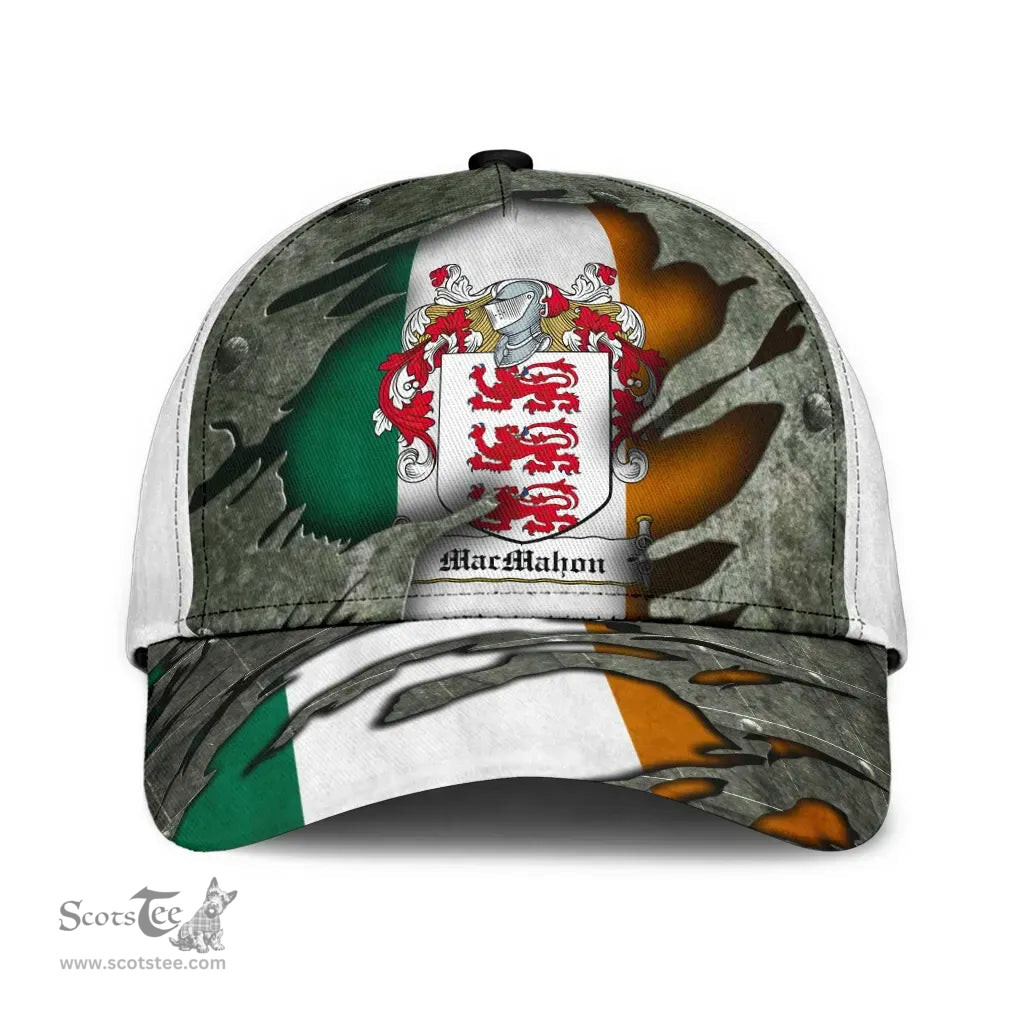 Irish Macmahon Coat Of Arms Family Crest Ireland Cap Irish In Me Cap