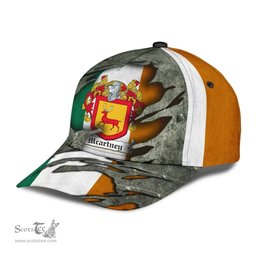 Irish Macartney Coat Of Arms Family Crest Ireland Cap Irish In Me Cap