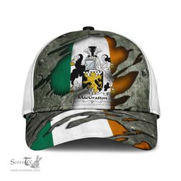 Irish Macgratton Coat Of Arms Family Crest Ireland Cap Irish In Me Cap