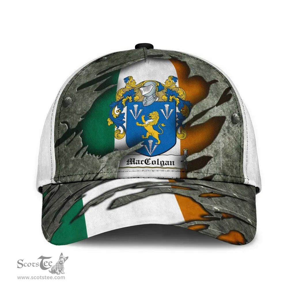 Irish Macgolgan Coat Of Arms Family Crest Ireland Cap Irish In Me Cap