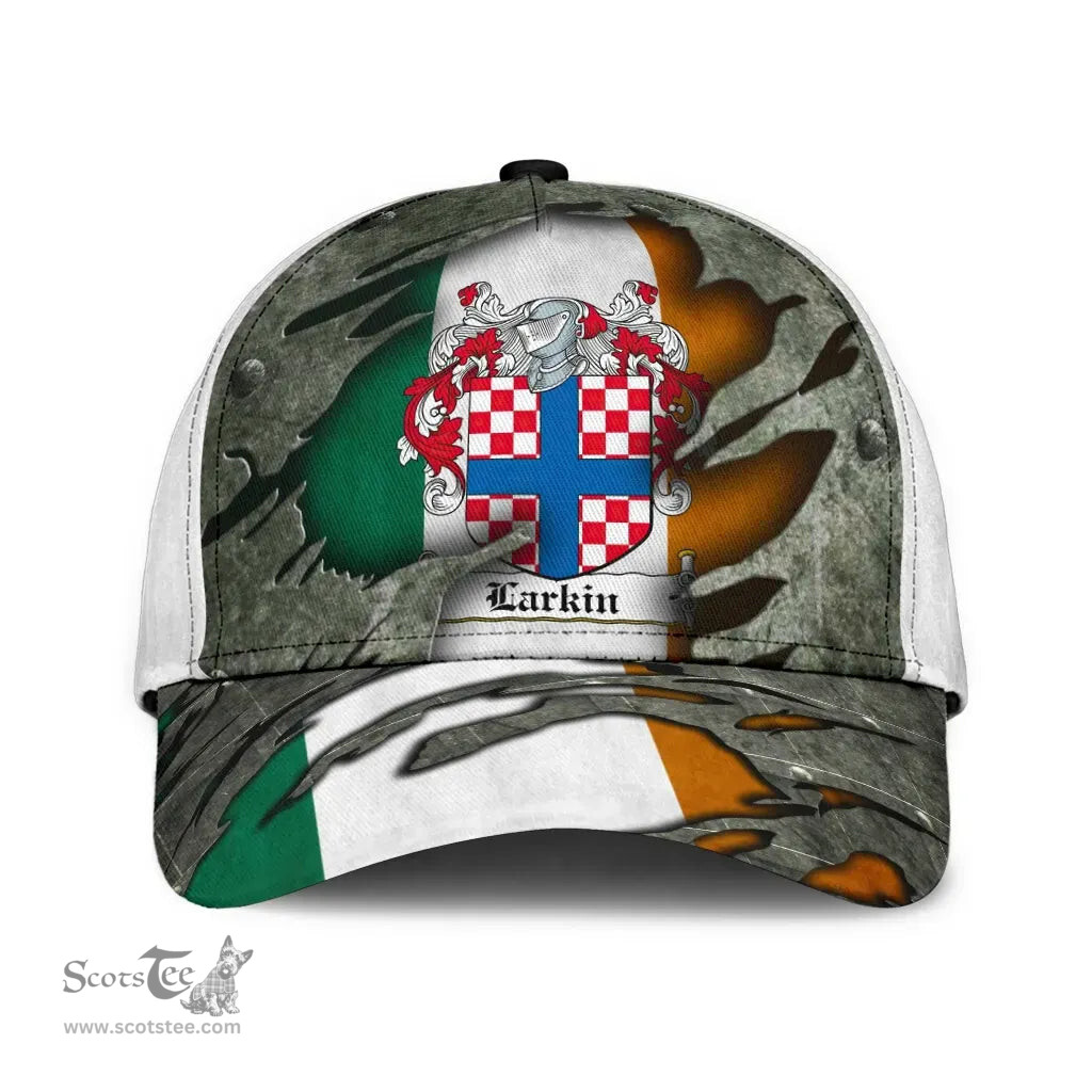 Irish Larkin Coat Of Arms Family Crest Ireland Cap Irish In Me Cap