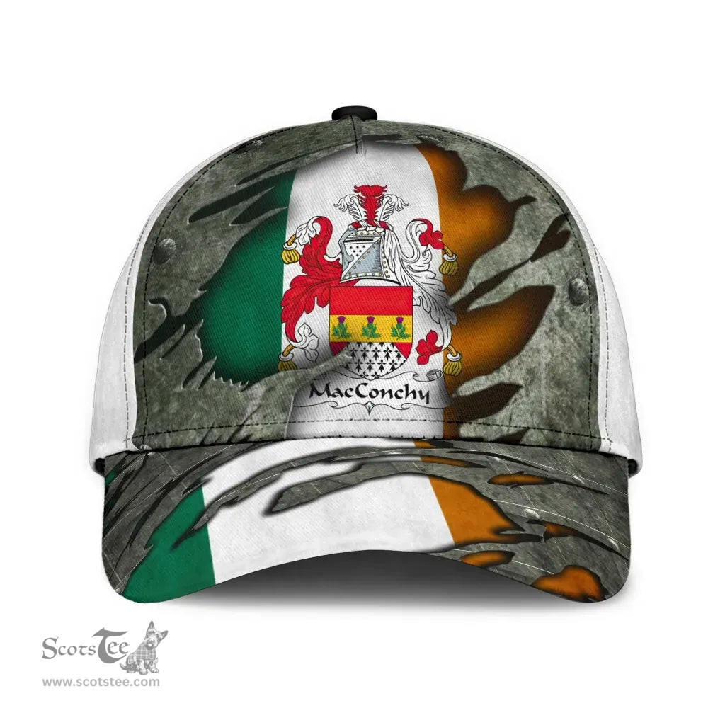 Irish Macconchy Coat Of Arms Family Crest Ireland Cap Irish In Me Cap