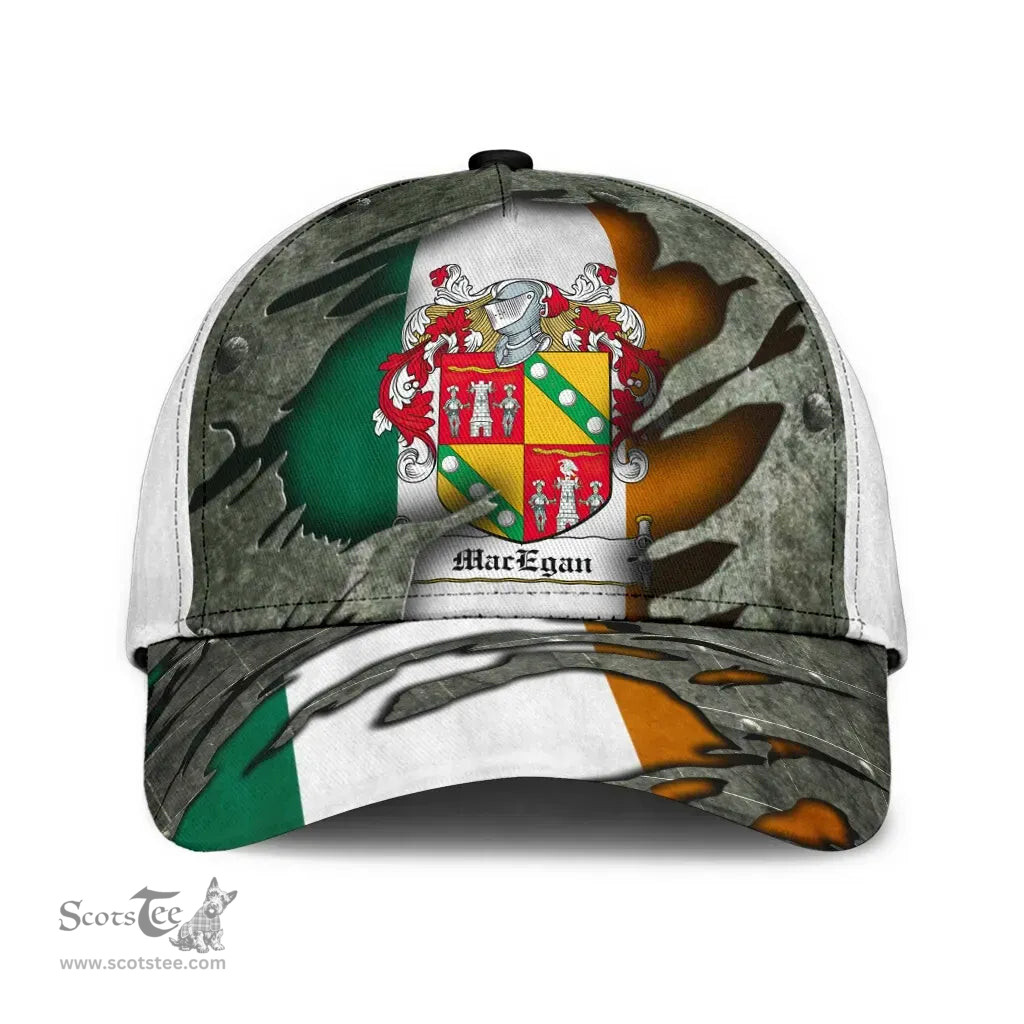 Irish Macegan Coat Of Arms Family Crest Ireland Cap Irish In Me Cap