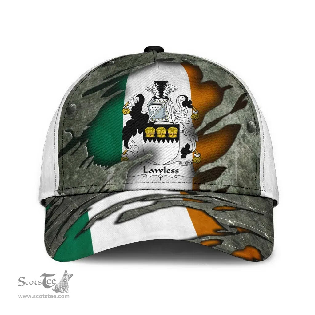 Irish Lawless Coat Of Arms Family Crest Ireland Cap Irish In Me Cap