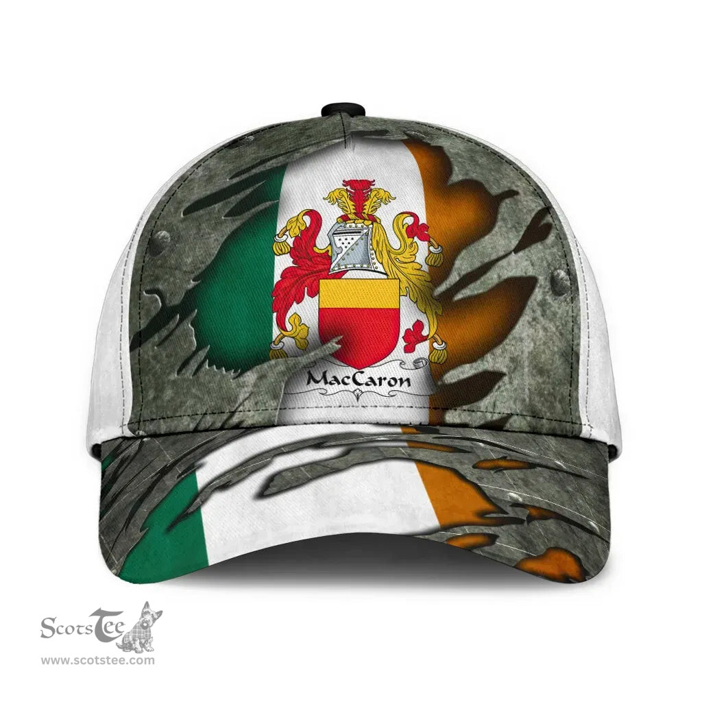 Irish Maccaron Coat Of Arms Family Crest Ireland Cap Irish In Me Cap