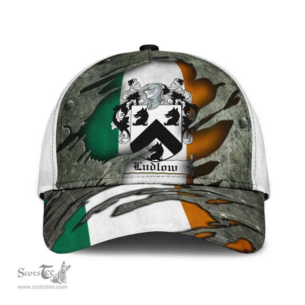 Irish Ludlow Coat Of Arms Family Crest Ireland Cap Irish In Me Cap