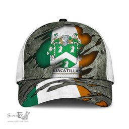 Irish Macatilla Coat Of Arms Family Crest Ireland Cap Irish In Me Cap