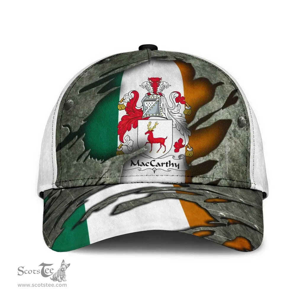 Irish Maccarthy Coat Of Arms Family Crest Ireland Cap Irish In Me Cap