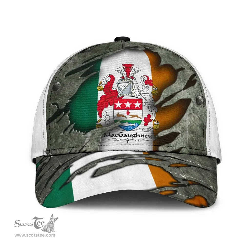 Irish Macgaughney Coat Of Arms Family Crest Ireland Cap Irish In Me Cap