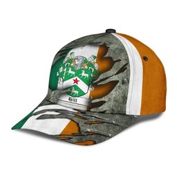 Irish Hill Coat Of Arms Family Crest Ireland Cap Irish In Me Cap