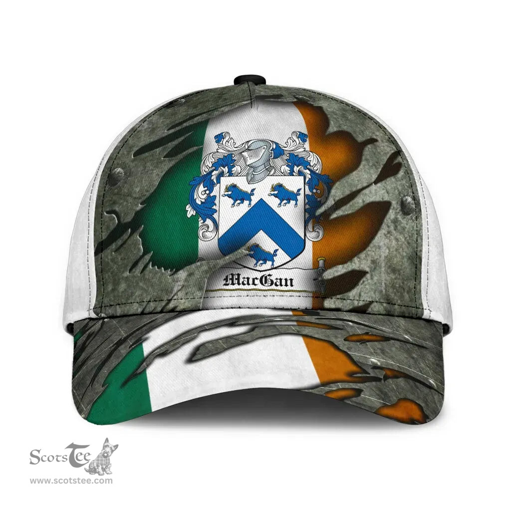 Irish Macgan Coat Of Arms Family Crest Ireland Cap Irish In Me Cap