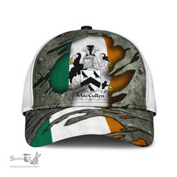 Irish Maccullen Coat Of Arms Family Crest Ireland Cap Irish In Me Cap