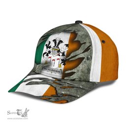 Irish Mcalindem Coat Of Arms Family Crest Ireland Cap Irish In Me Cap