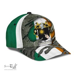 Irish Macbrady Coat Of Arms Family Crest Ireland Cap Irish In Me Cap