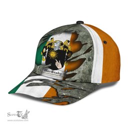 Irish Macbrady Coat Of Arms Family Crest Ireland Cap Irish In Me Cap