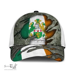 Irish Maccartan Coat Of Arms Family Crest Ireland Cap Irish In Me Cap