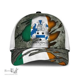 Irish Macilhoyle Coat Of Arms Family Crest Ireland Cap Irish In Me Cap