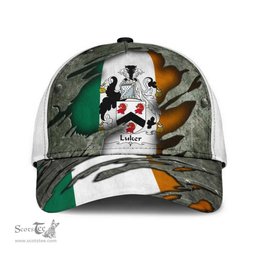 Irish Luker Coat Of Arms Family Crest Ireland Cap Irish In Me Cap