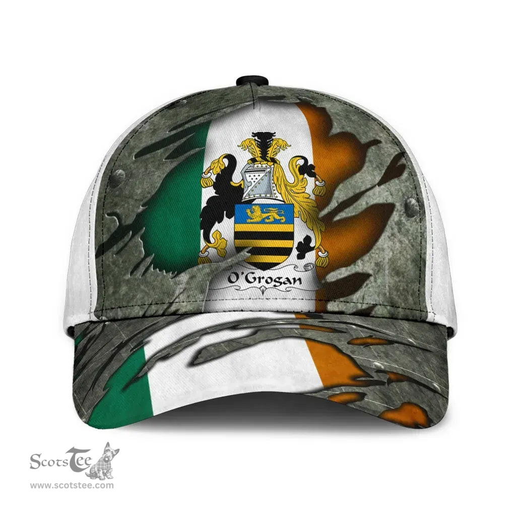 Irish Ogrogan Coat Of Arms Family Crest Ireland Cap Irish In Me Cap