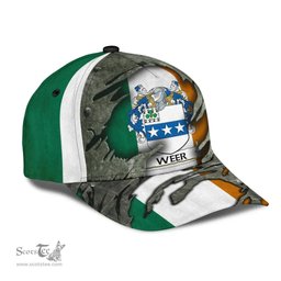 Irish Weer Coat Of Arms Family Crest Ireland Cap Irish In Me Cap