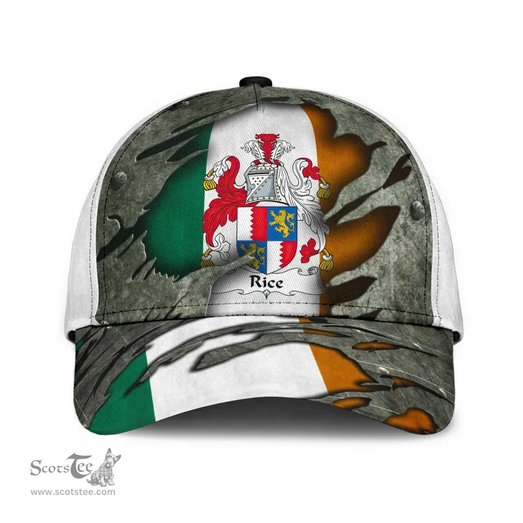 Irish Rice Coat Of Arms Family Crest Ireland Cap Irish In Me Cap
