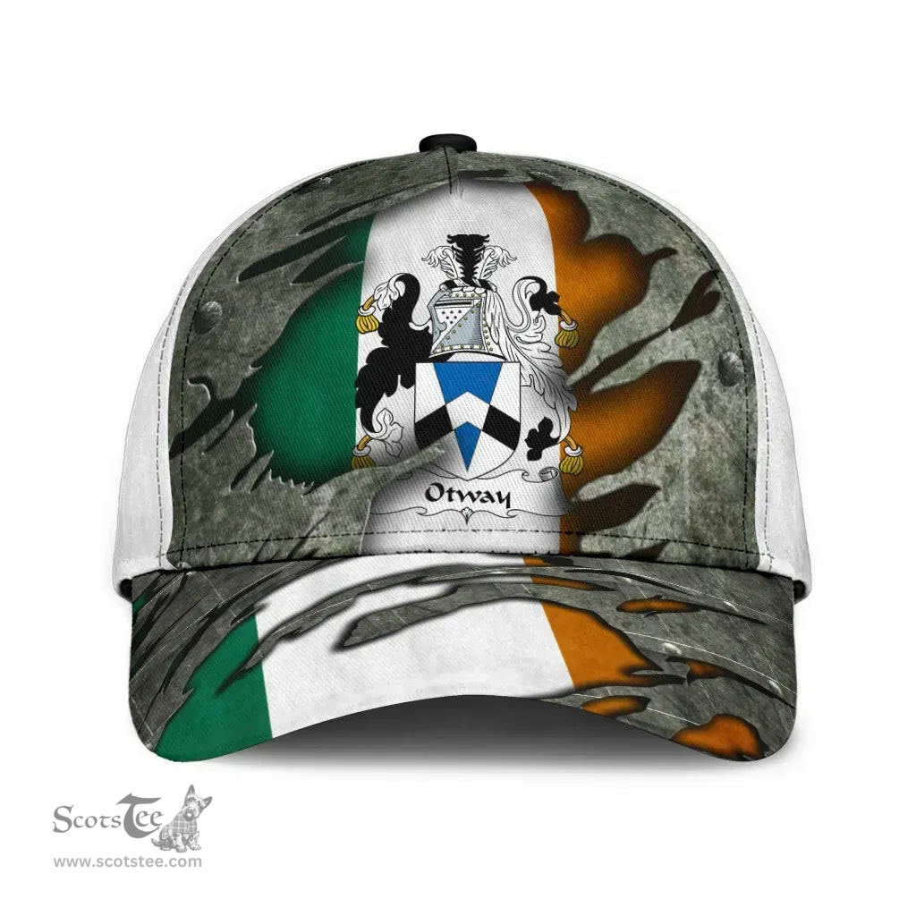 Irish Otway Coat Of Arms Family Crest Ireland Cap Irish In Me Cap