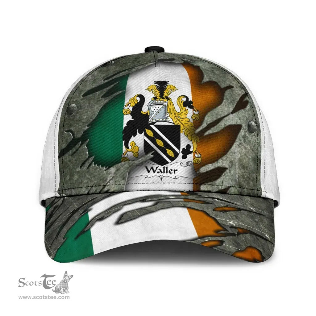 Irish Waller Coat Of Arms Family Crest Ireland Cap Irish In Me Cap